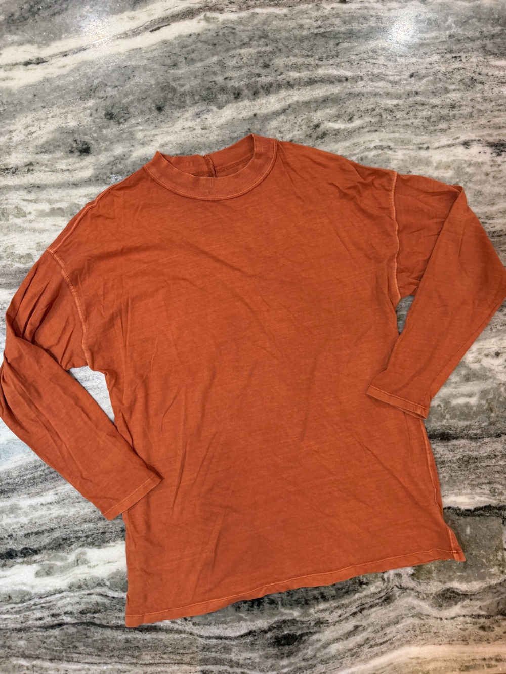 Free People We The Free Long Sleeve Oversized Long Sleeve Crewneck Shirt